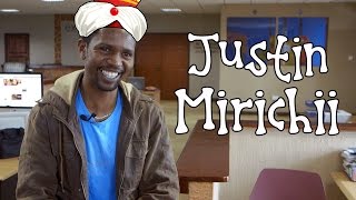 IS YOUR DAD OSAMA... CUZ YOU'RE THE BOMB ~ JUSTIN MIRICHII